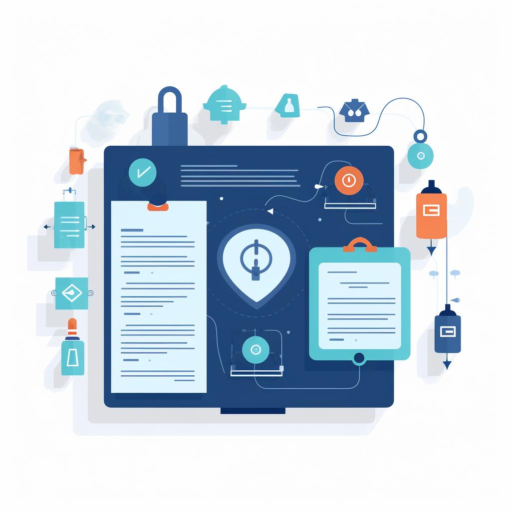 A document outlining security requirements with different network areas