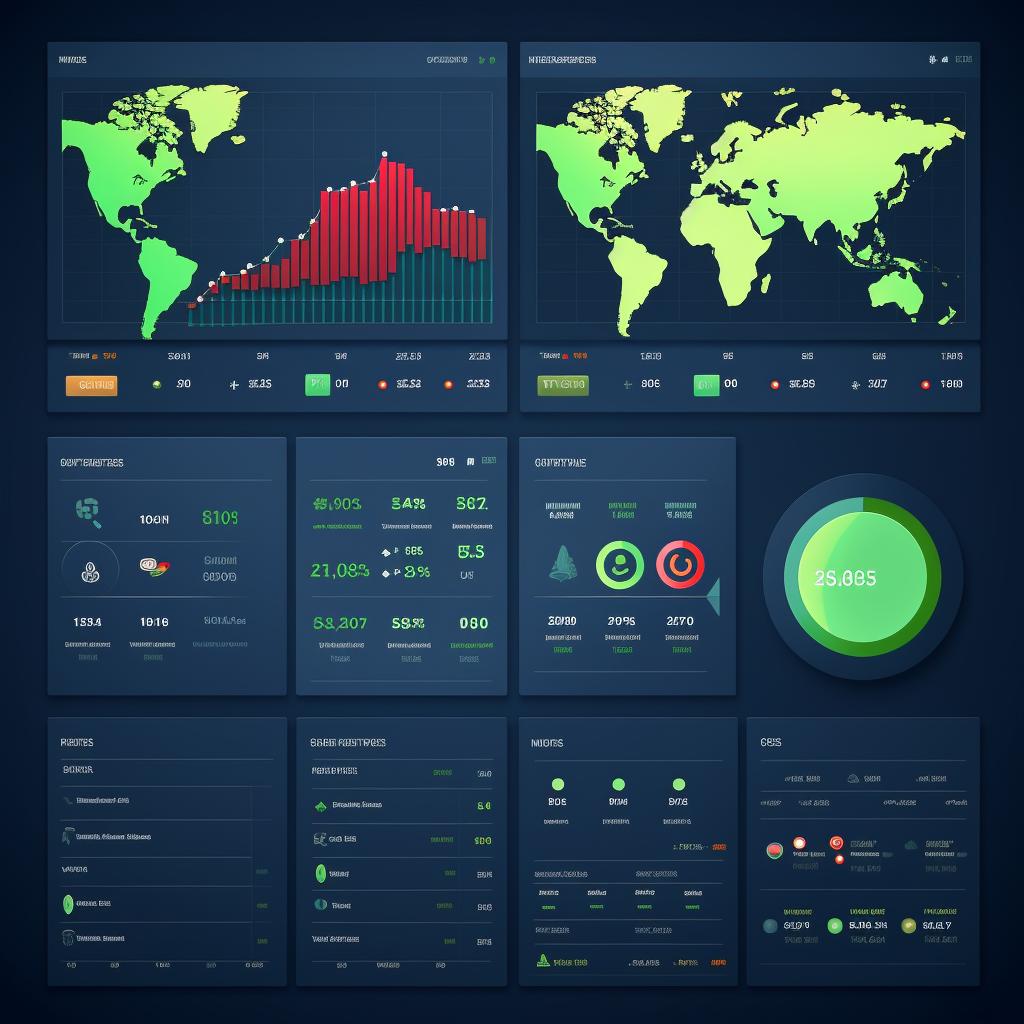 A screenshot of a network monitoring tool dashboard