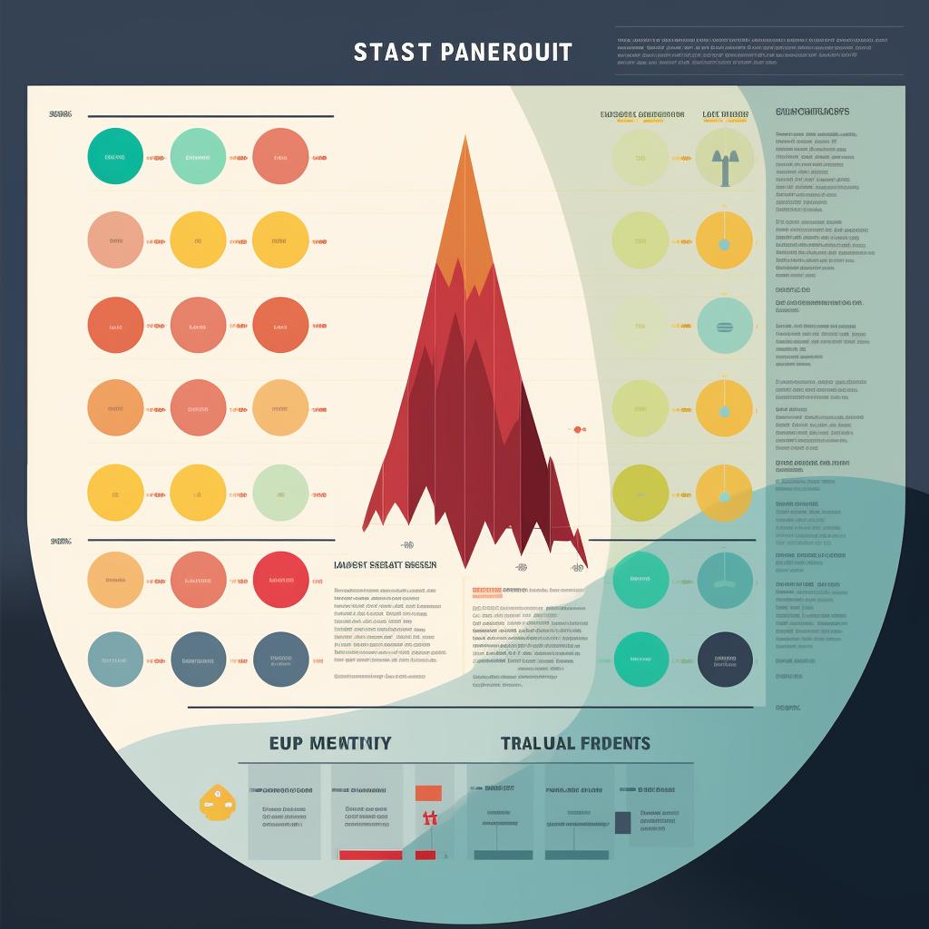 A risk assessment chart highlighting potential threats and vulnerabilities.